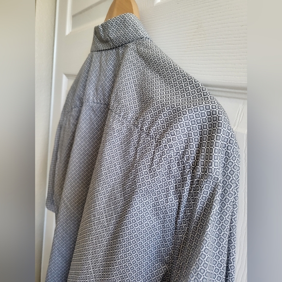 Zachary Prell Modern Mosiac Geometric Print Button Down Shirt - Picture 5 of 12